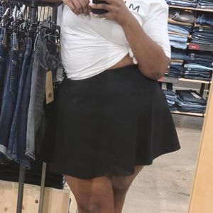Black skater skirt